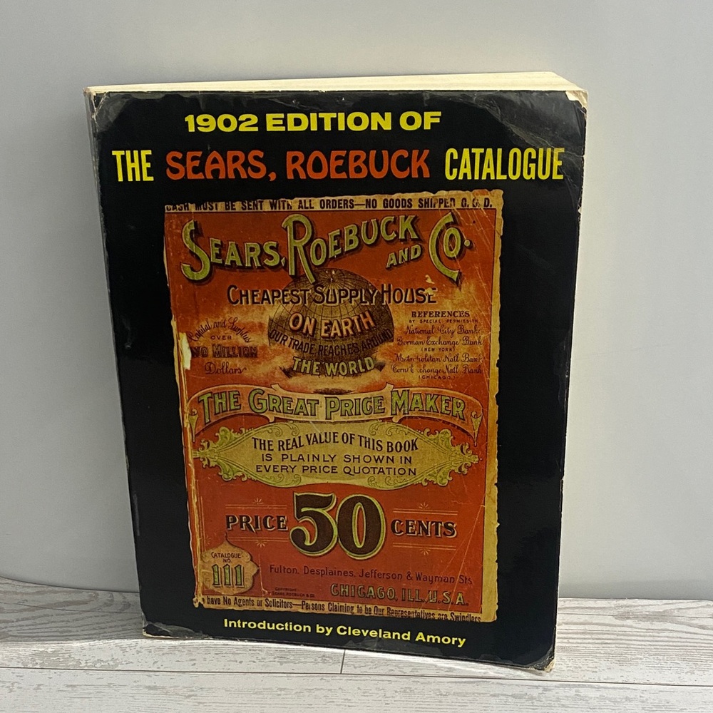 1902 Sears Roebuck Catalogue Vintage Reprint 1162 Pages Americana History Book